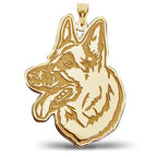 German Shepherd Dog Portrait Charm or Pendant