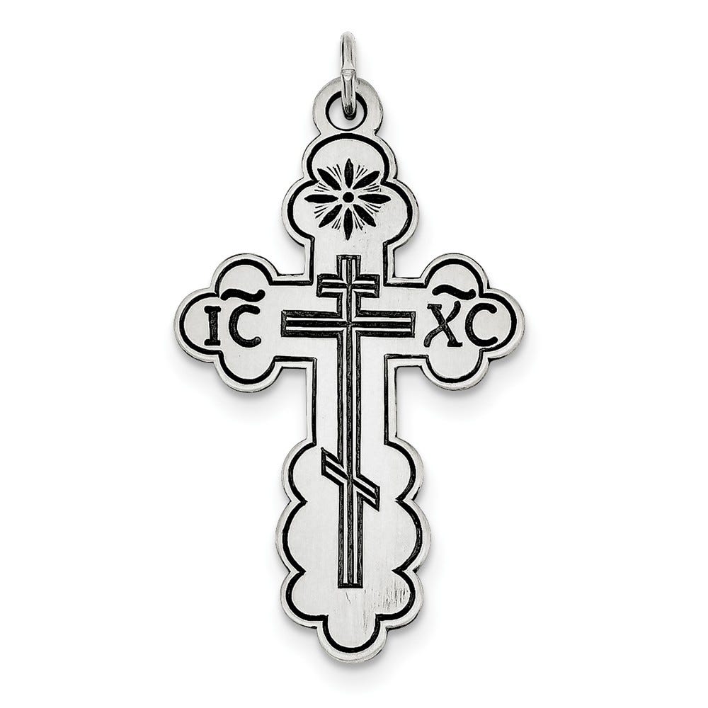 Eastern Orthodox Cross Charm