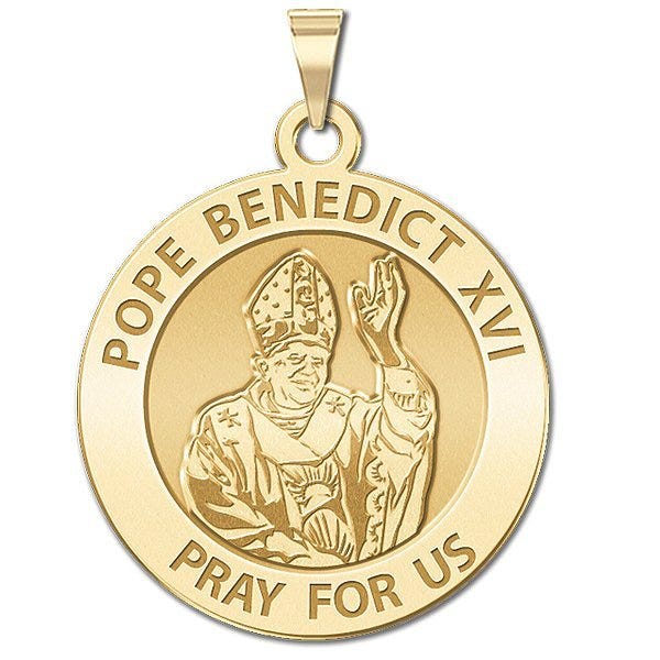 Pope Benedict Xvi Round Religious Medal