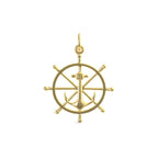 Anchor & Ship Wheel Charm(1584)