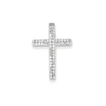 White Gold Diamond Cross Pendant