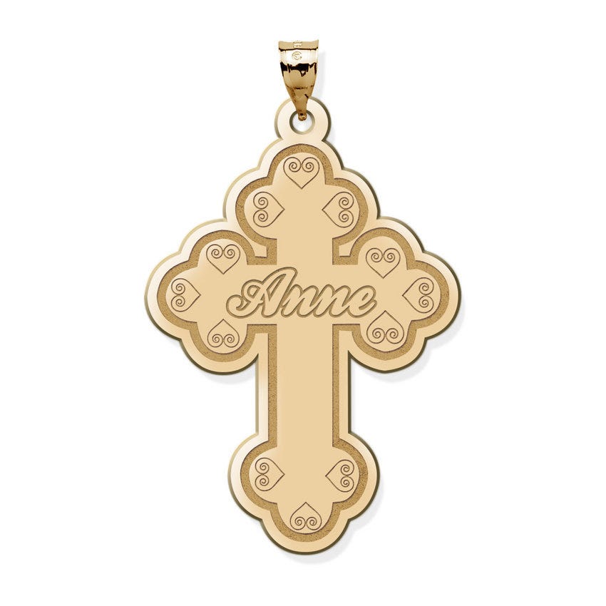 Personalized Cross With Script Name