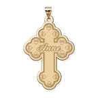 Personalized Cross With Script Name