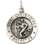 Saint Christopher Religious Medal