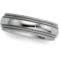 Comfort Fit Double Milgrain Band