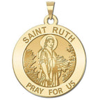 Saint Ruth Round Religious Medal