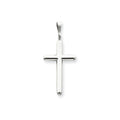 14K White Gold Cross Pendant