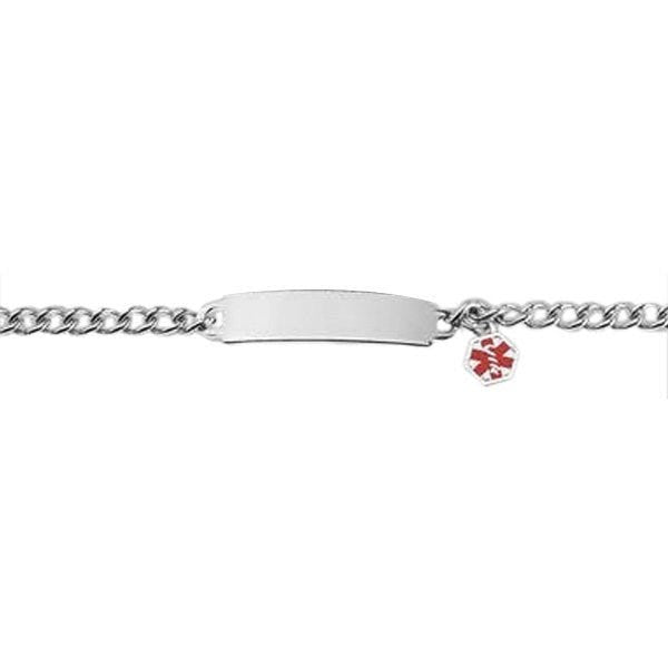 Stainless Steel Child's Bracelet with Charm