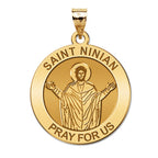 Saint Ninian Round Religious Medal