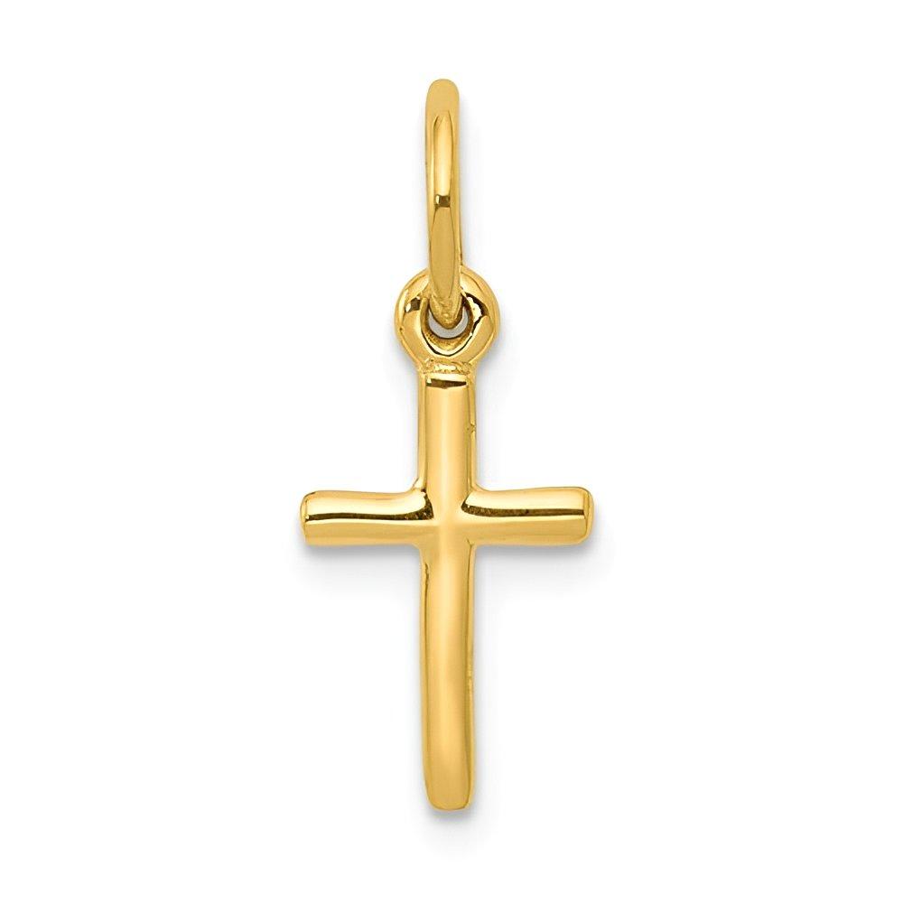 14K Small Cross Charm