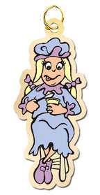 Little Miss Muffet Charm