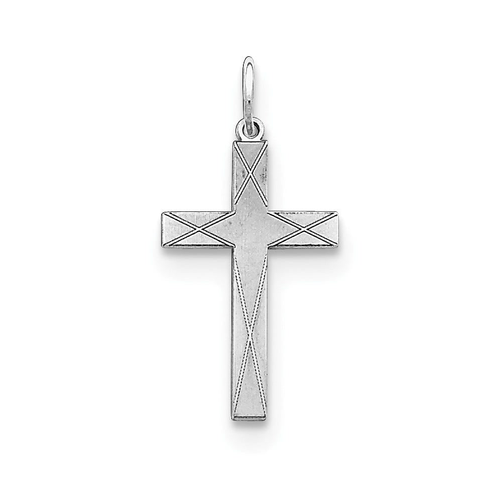 Laser-Designed Cross Pendant