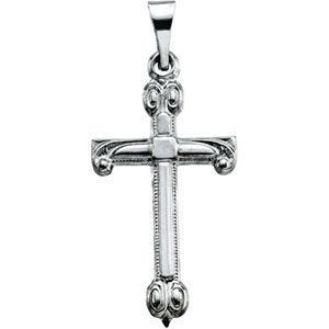 14K Yellow Gold Cross Pendant