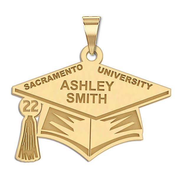 26' Custom Graduation Pendant [w/ School and Name]