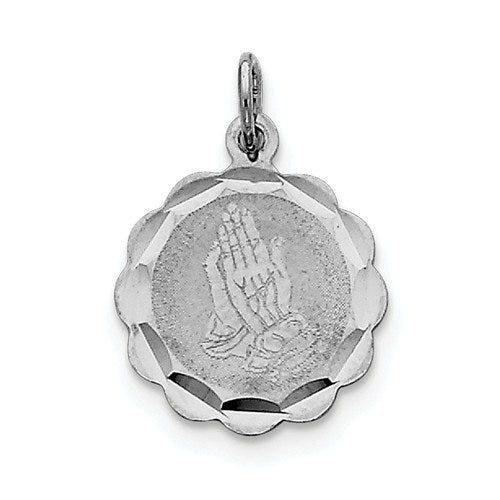 Praying Hands Disc Charm