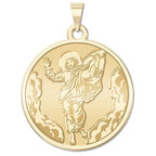Ascension of Jesus Round Religious Medal