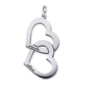 Interlocking Double Heart Name Necklace with Chain