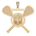 Saint Sebastian Lacrosse Pendant