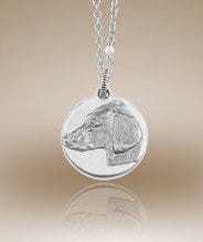 Round Shaped Pendant with Plain Back