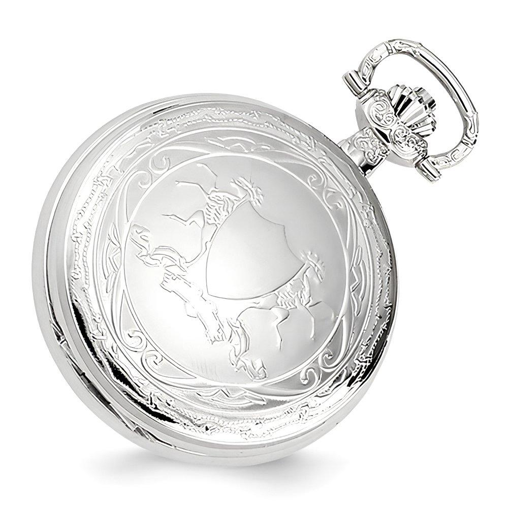 Charles-Hubert Paris Hunter Case Quartz Pocket Watch