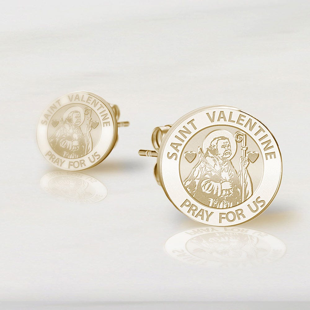 Pair of Saint Valentine Earrings