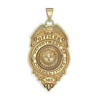 Personalized Connecticut Corrections Badge with Your Number