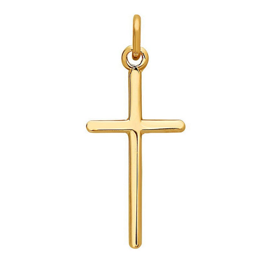 High Polished Cross Pendant