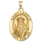 Saint Laszlo Oval Religious Medal