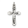 Antiqued Inri Flared-Arm Crucifix Pendant