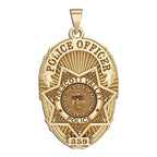 Personalized Prescott Valley Arizona Police Badge with Your Rank and Department
