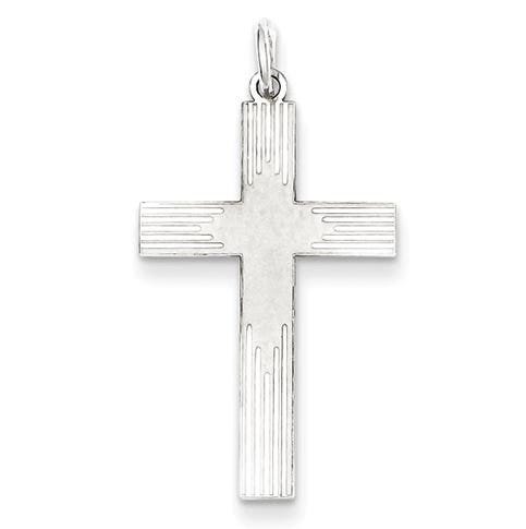 Detailed Laser-Cut Cross Pendant