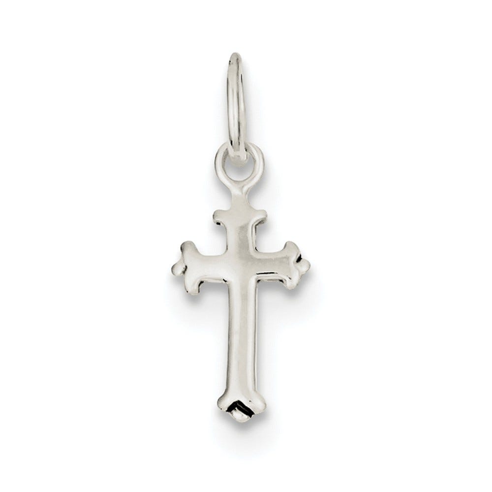 Fleur De Lis Cross Charm