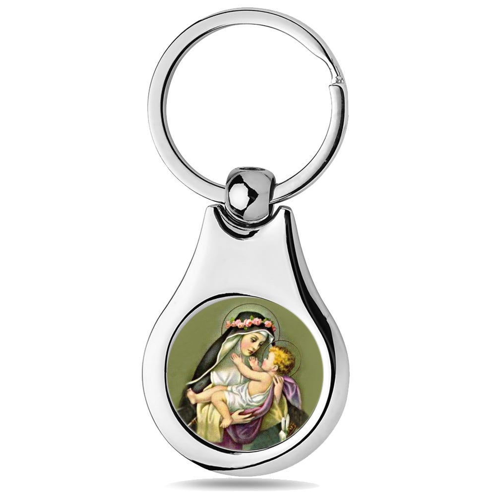 Saint Rose Of Lima Keychain