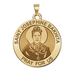 Saint Josephine Bakhita Round Religious Medal