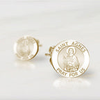 Saint Agnes Of Rome Earrings