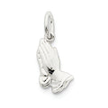 Sterling Silver Praying Hands Charm