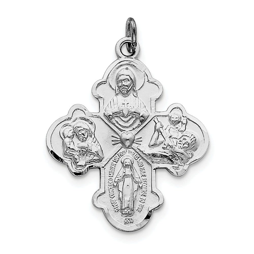 Sterling Silver Four-Way Medal