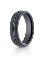 Black Ceramic (Seranite) Approx. 0.24 Inch Wedding Band