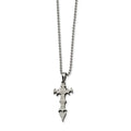 Cross Dagger Pendant Necklace
