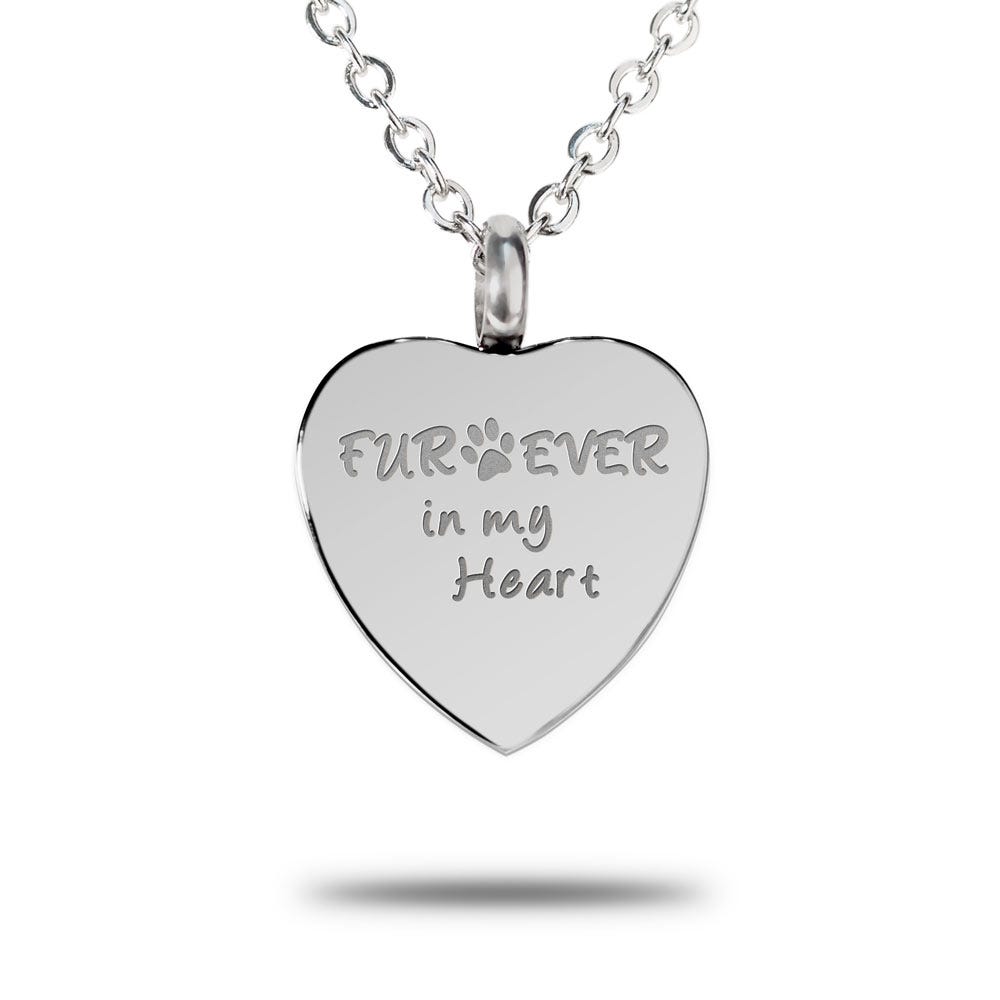 Furever in My Heart, Heart Shape Cremation and Ash Vessel