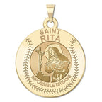 Saint Rita Baseball Medal