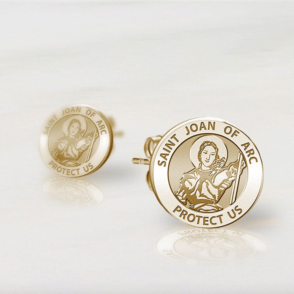 Pair of Saint Joan of Arc Earrings
