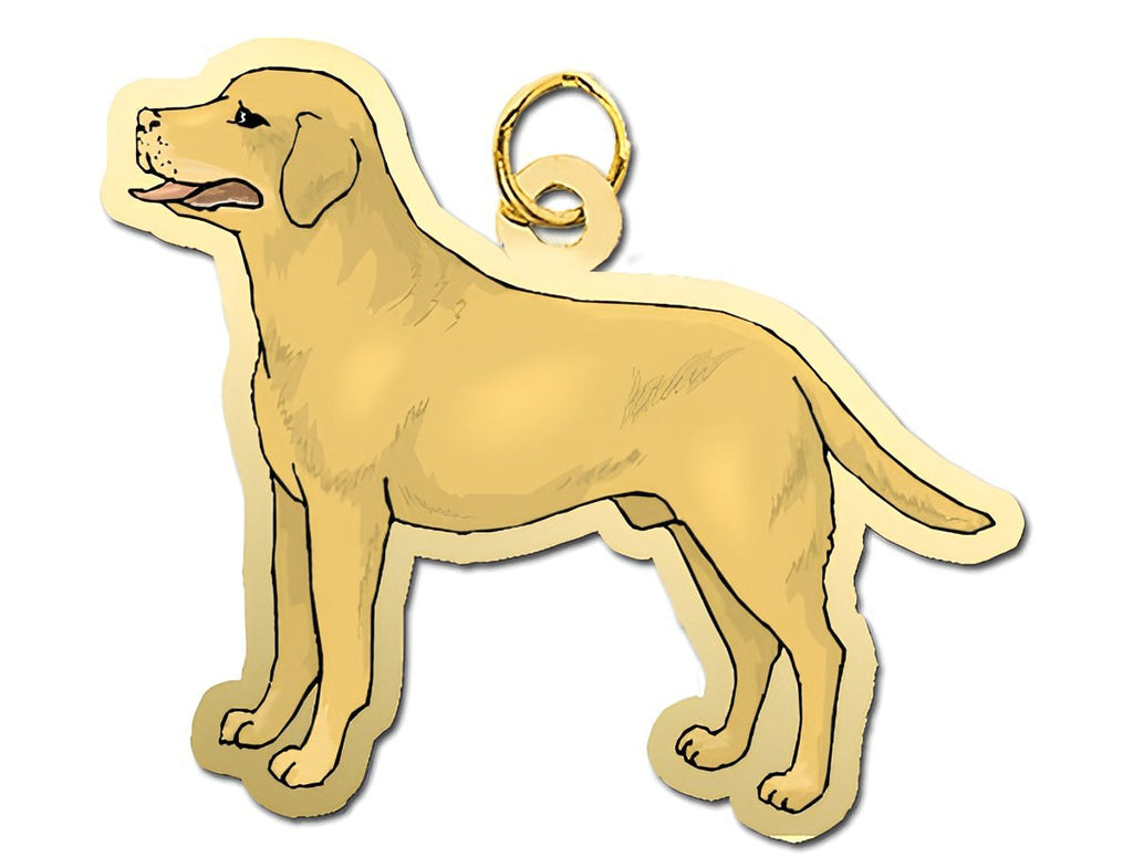 Dog - Yellow Labrador Retriever Charm