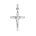 White Gold Inri Crucifix Charm