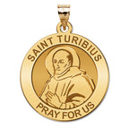 Saint Turibius Round Religious Medal