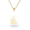 Dainty Initial Tag Necklace