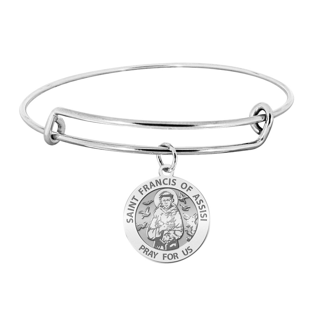 Saint Francis Of Assisi Expandable Bracelet