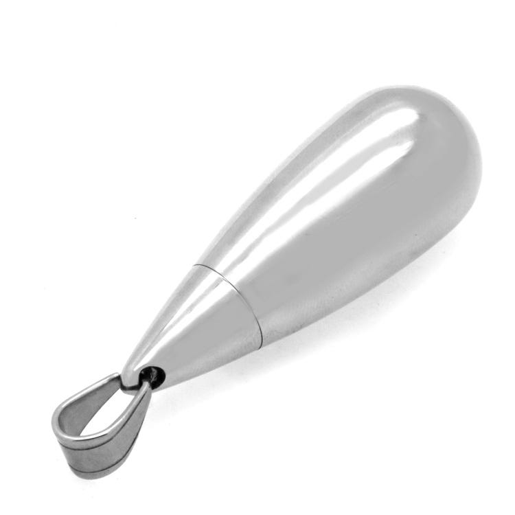 Stainless Steel Teardrop Cremation & Ash Holder