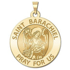 Saint Barachiel Round Religious Medal
