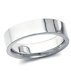 Sterling Silver Approx. 0.20 Inch Flat Comfort-Fit Wedding Band